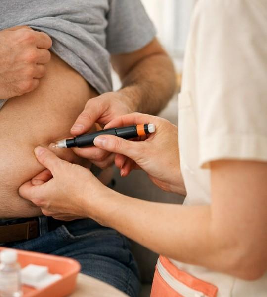 ’injection d’insuline ’injection d’insuline